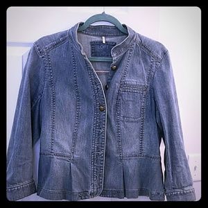 Denim blazer jacket